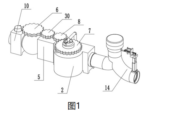 一種輸送油管機械控制閥門
