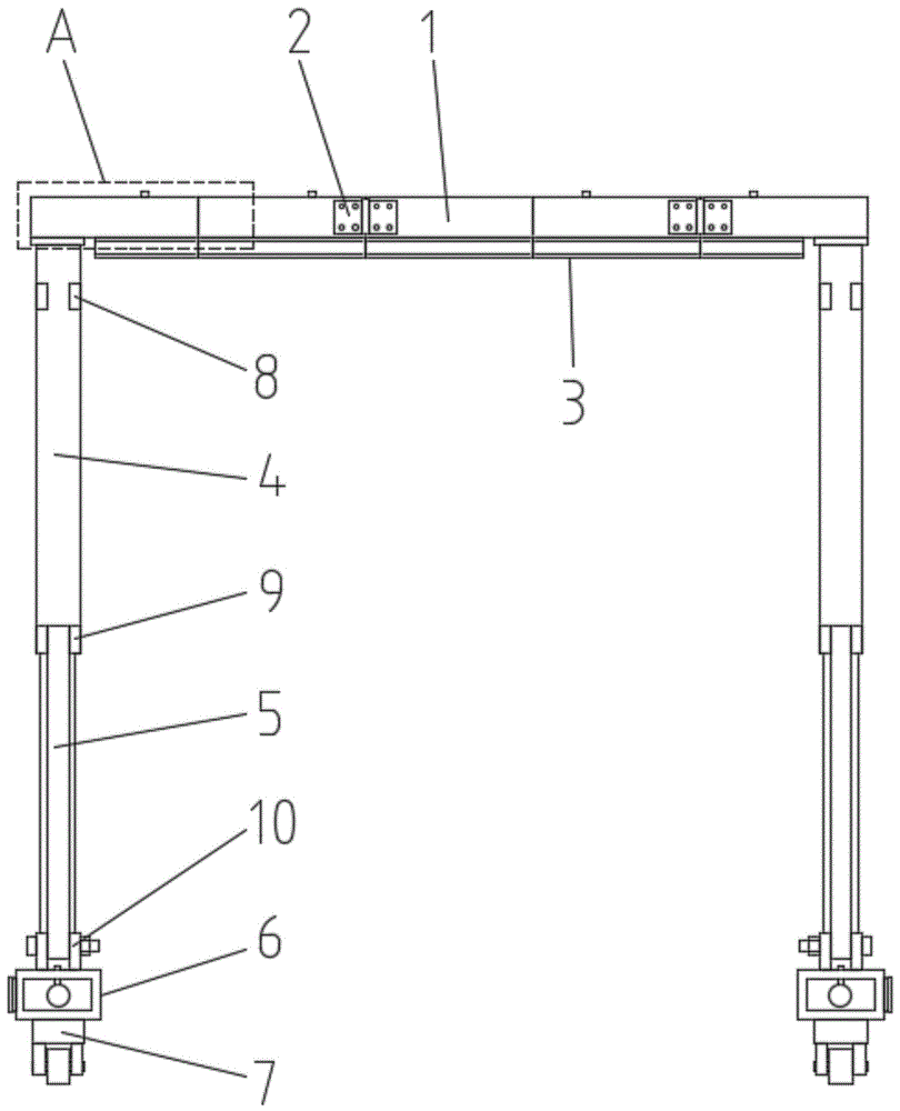 一種折疊式永磁驅(qū)動小型起重機(jī)