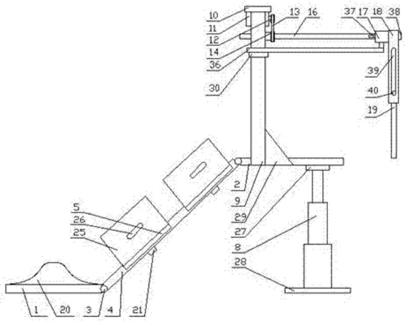 一種建筑施工用磚塊卸料裝置